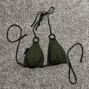 H&M Olive Green Bikini Top